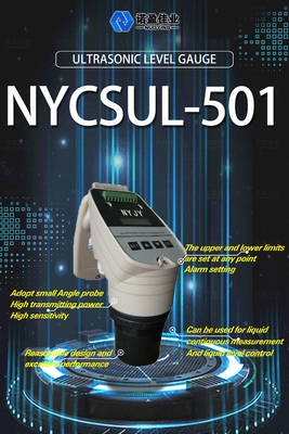 Good price 4-20mA Ultrasonic Water Liquid Level Meter NYCSUL-501 Czujnik wysokoprecyzyjny ultradźwiękowy miernik głębokości płynu w Internecie