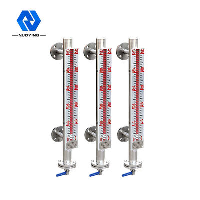 Dobra cena. NYUHZ Flanges Flap Magnetic Level Transmitter do pomiaru poziomu płynu z zasięgiem 6m w Internecie