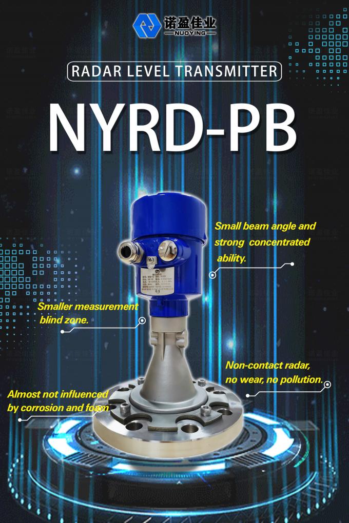 Miernik poziomu radarowego 26 GHz do zbiornika zbiornikowego do przechowywania płynów typu sanitarnego i wysokożrącego pojemnika 2