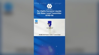 Radarowy miernik poziomu bezkontaktowego płynu stałego